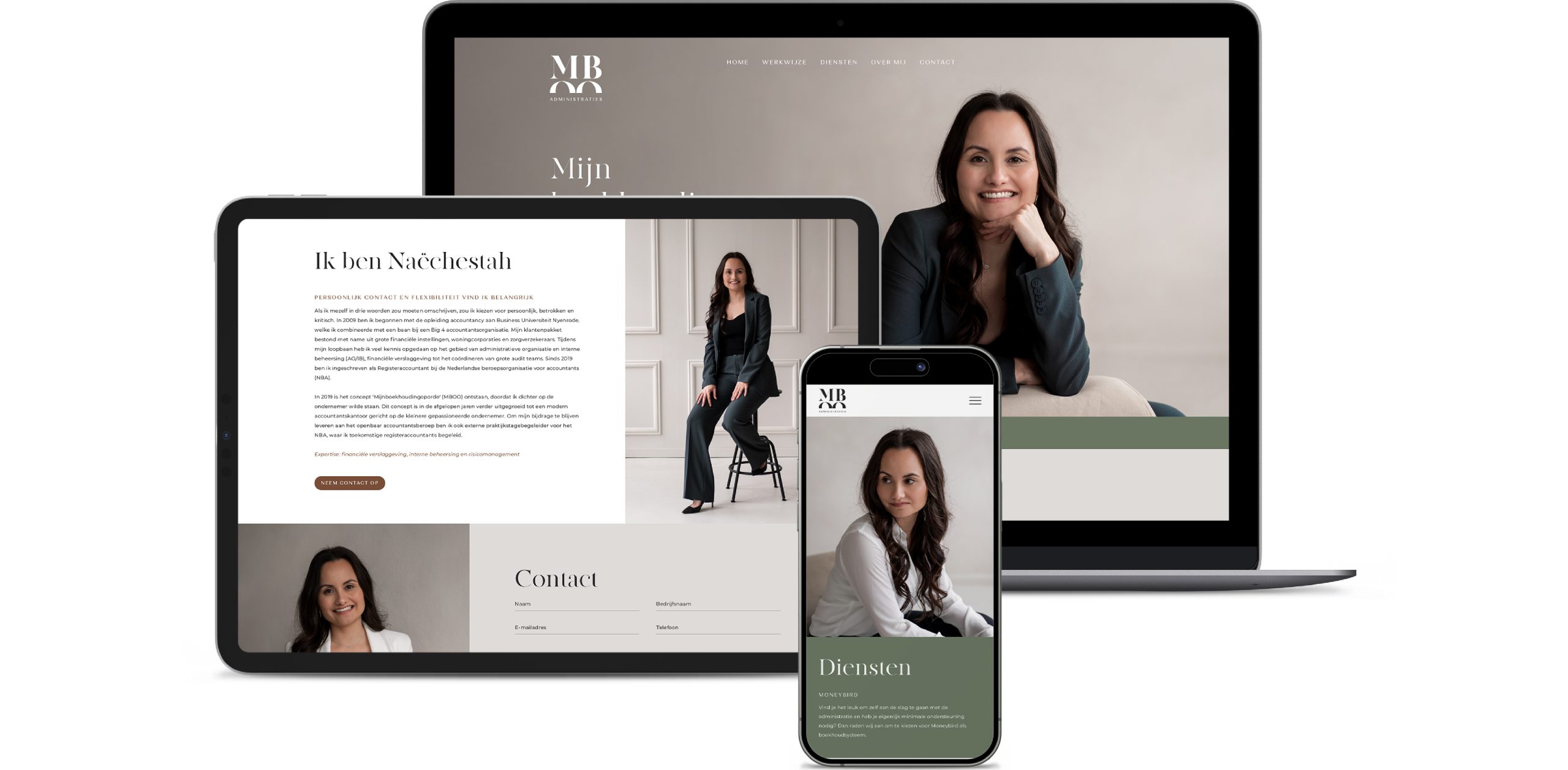 Elegant webdesign MBOO deSIGN Branding
