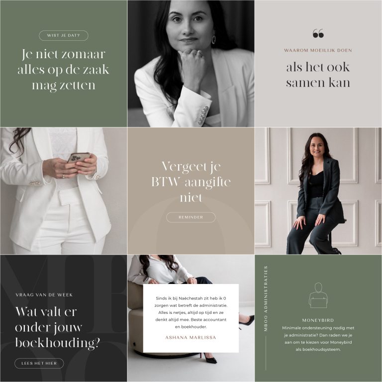 Elegant social media ontwerp MBOO deSIGN Branding